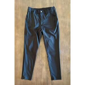 Men’s Black Slim Tech Pants Size 30